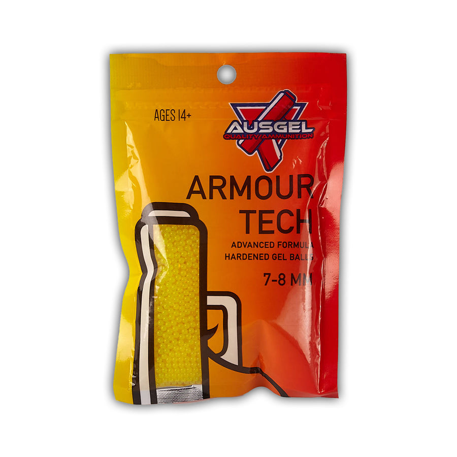 10,000 Armour Tech Hardened Yellow Gel Balls Gel Blaster Ammo
