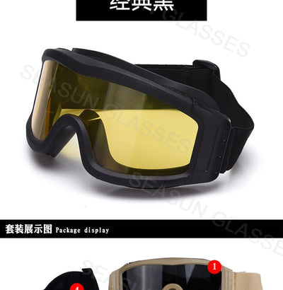 GOGGLES WITH 3 LENSE OPTIONS